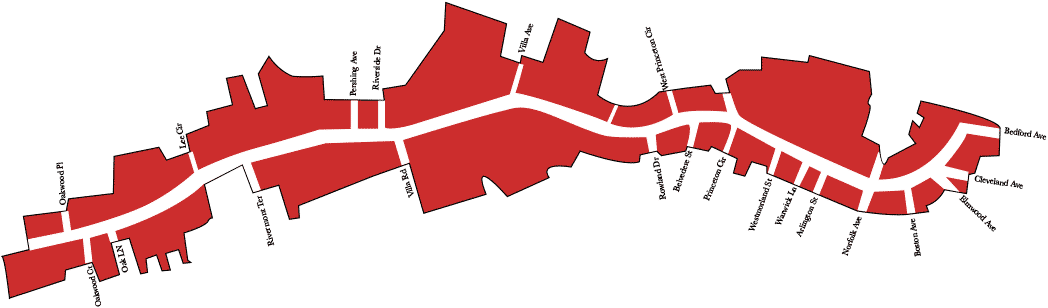 A map of upper Rivermont