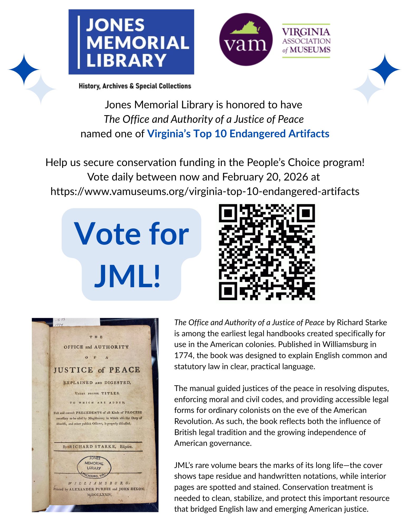 JML PRESERVING A VIRGINIA TOP 10 ENDANGERED ARTIFACT